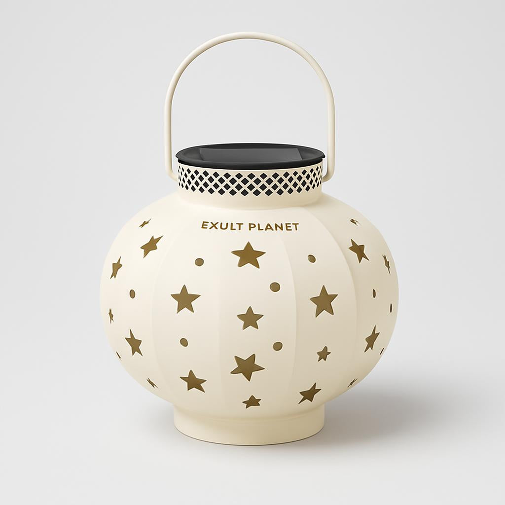 Solar-Powered Star Lantern for Eco-Friendly Outdoor Ambiance