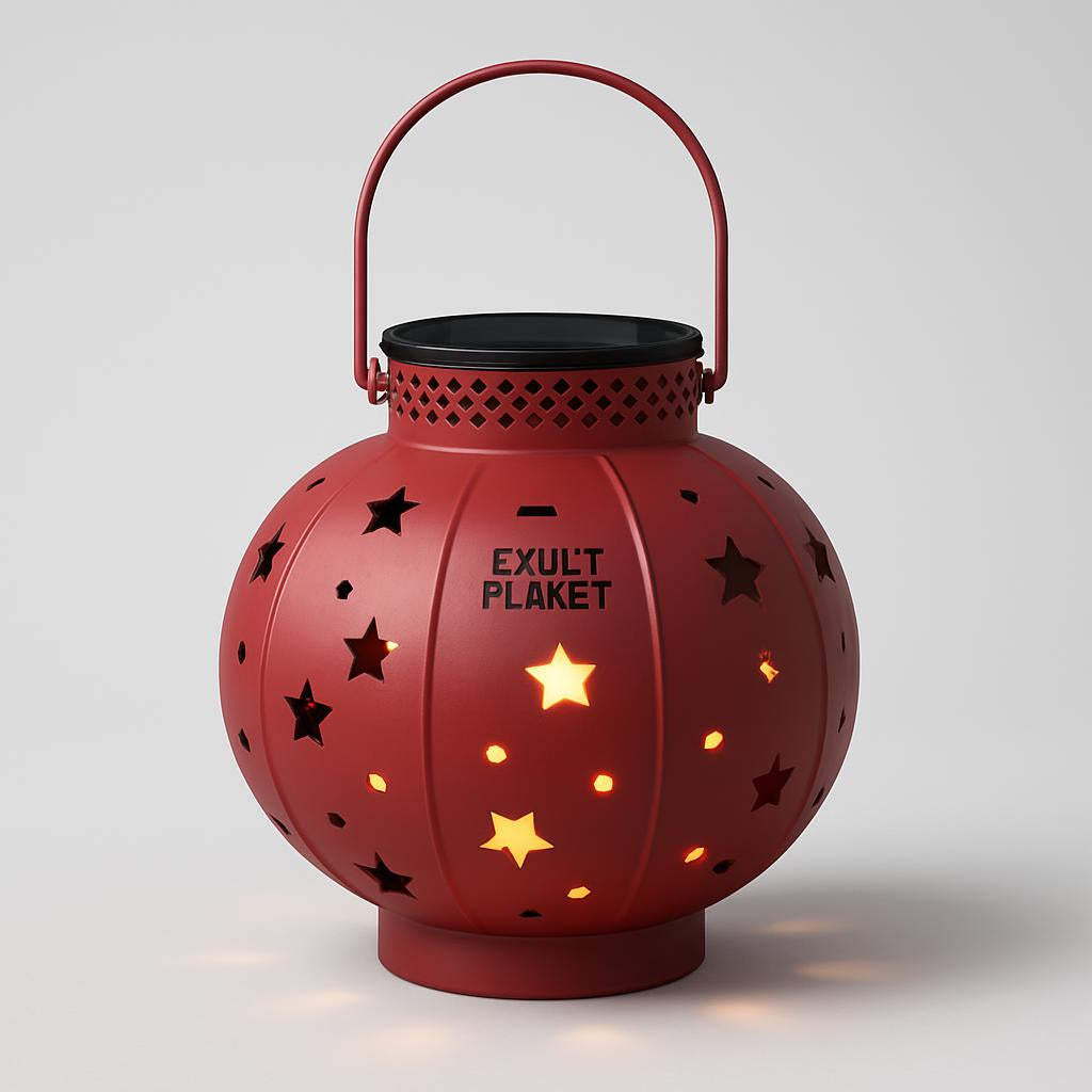 Solar-Powered Star Lantern for Eco-Friendly Outdoor Ambiance