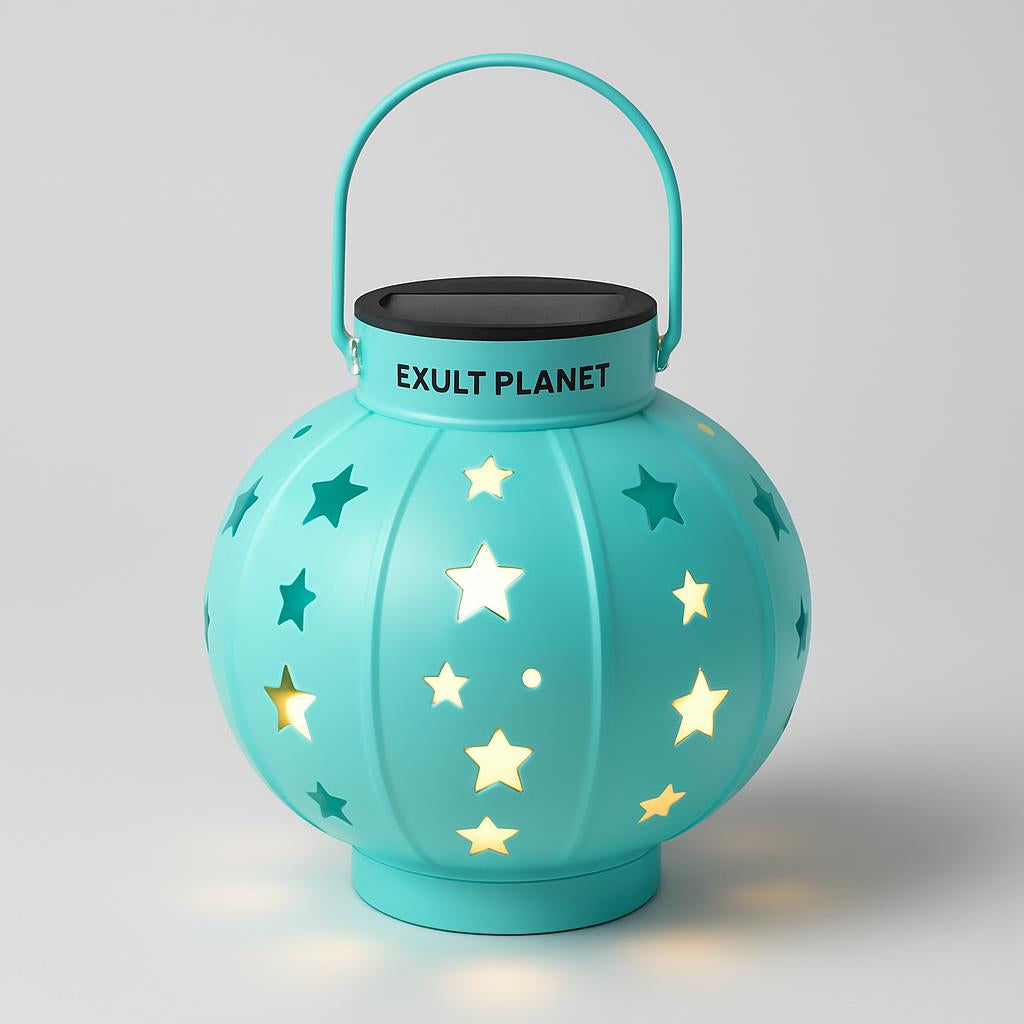 Solar-Powered Star Lantern for Eco-Friendly Outdoor Ambiance