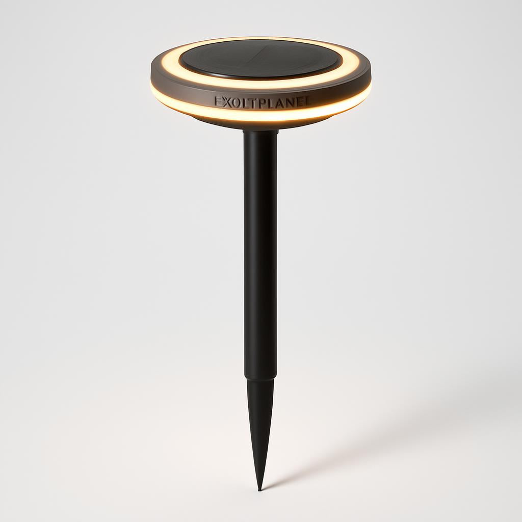 Solar-Powered Multicolored LED Garden Lights - Eco-Friendly Outdoor Lighting