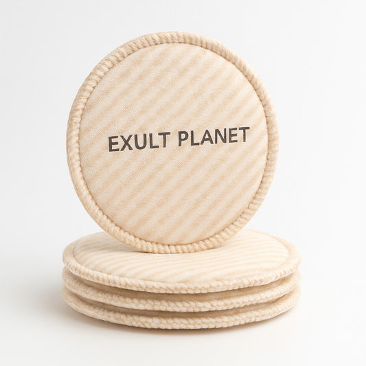 Eco-Friendly Reusable Cotton Pads - Sustainable Makeup Remover Rounds