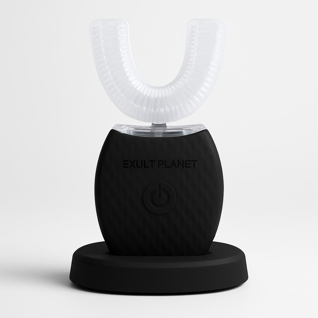 Smart USB Rechargeable U-Shaped Electric Toothbrush for Whole-Mouth Cleaning