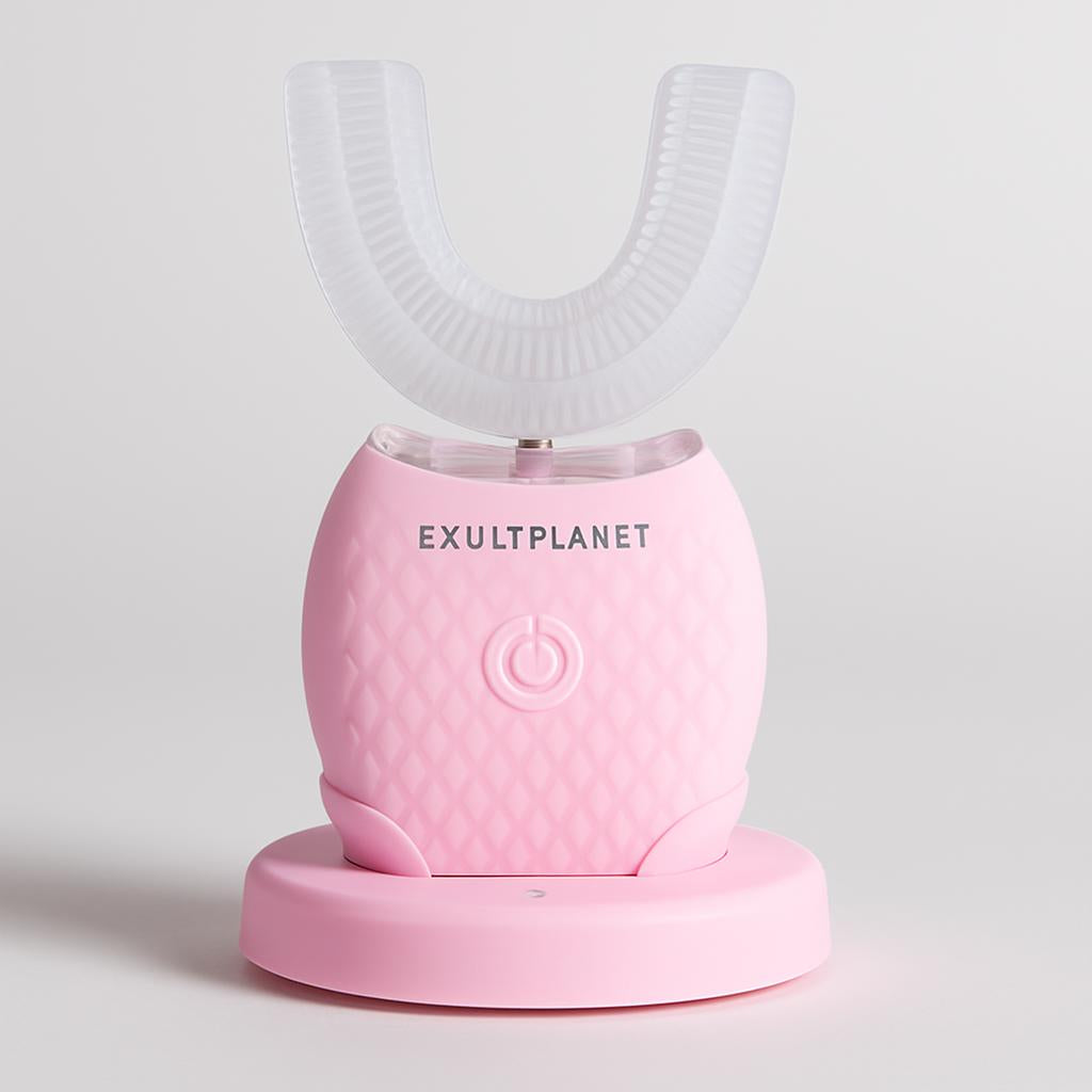 Smart USB Rechargeable U-Shaped Electric Toothbrush for Whole-Mouth Cleaning