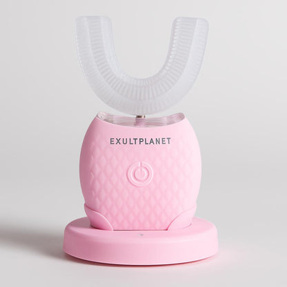 Smart USB Rechargeable U-Shaped Electric Toothbrush for Whole-Mouth Cleaning