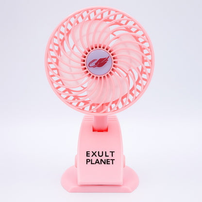 Eco-Friendly Rechargeable Clip-On Fan for Strollers and Desks