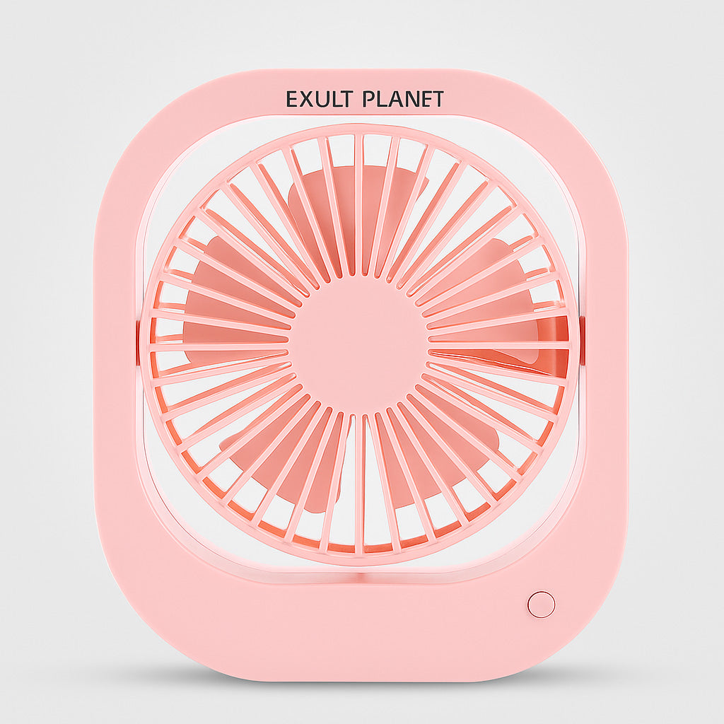 Eco-Friendly Portable USB Desk Fan with 180 Degree Rotation