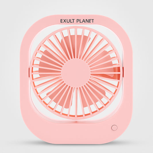Eco-Friendly Portable USB Desk Fan with 180 Degree Rotation