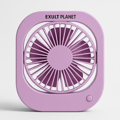 Eco-Friendly Portable USB Desk Fan with 180° Rotation