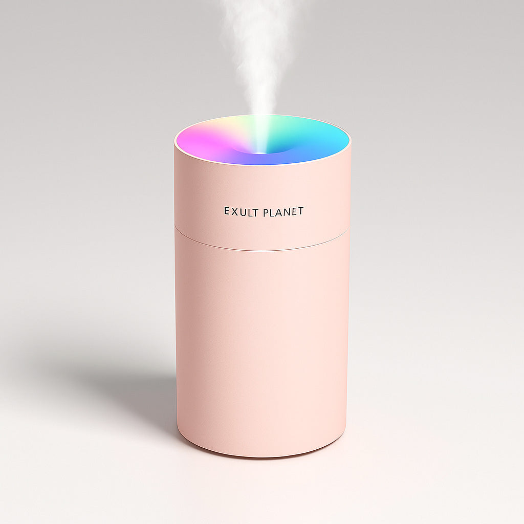 Colorful USB Humidifier with Aromatherapy for a serene home experience