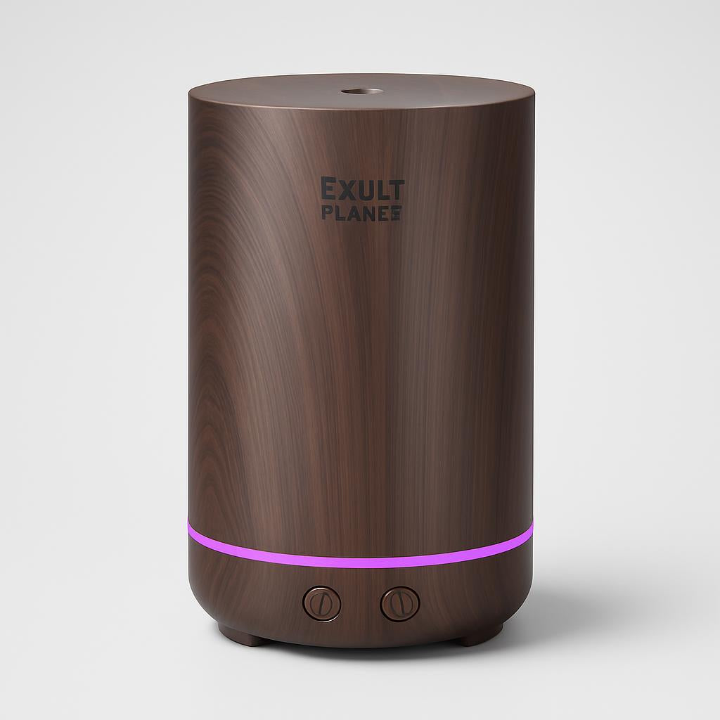 Eco-Friendly Wood Grain Essential Oil Diffuser for Aromatherapy & Humidifying