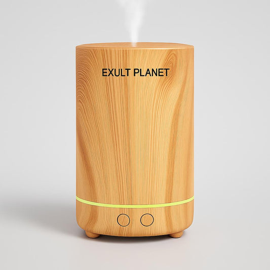 Eco-Friendly Wood Grain Essential Oil Diffuser for Aromatherapy & Humidifying