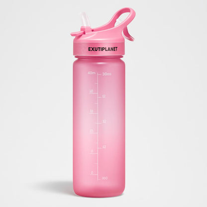 EcoBounce Hydration Bottle with Straw & Scrub Cover