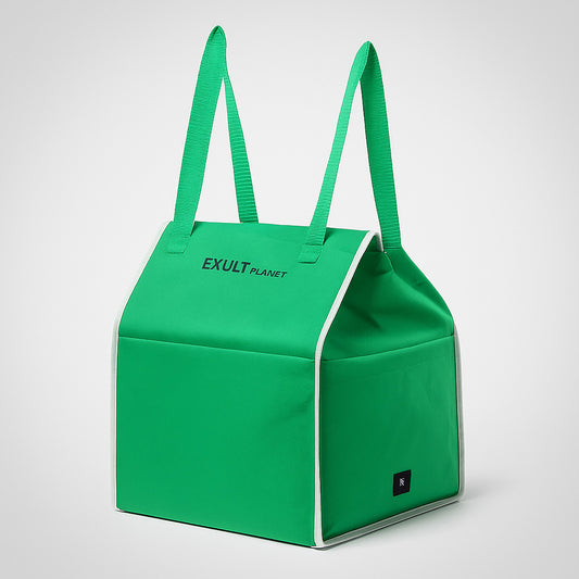 Eco-Friendly Reusable Green Shopping Bag - Sustainable & Durable