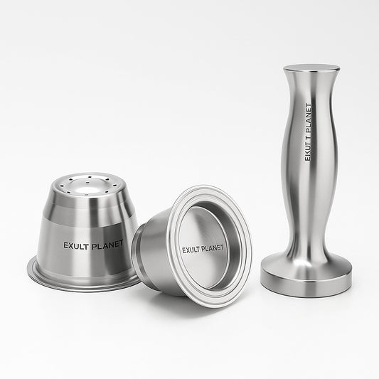 Eco-Friendly Coffee Capsule Machine with Reusable Pods