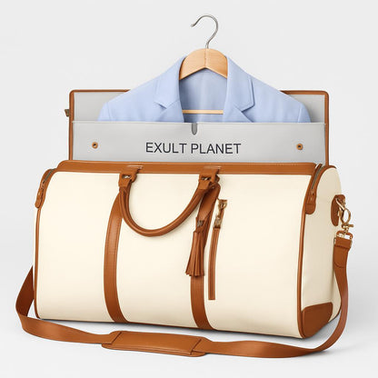 Eco-Friendly Light Pink Travel Duffel Bag