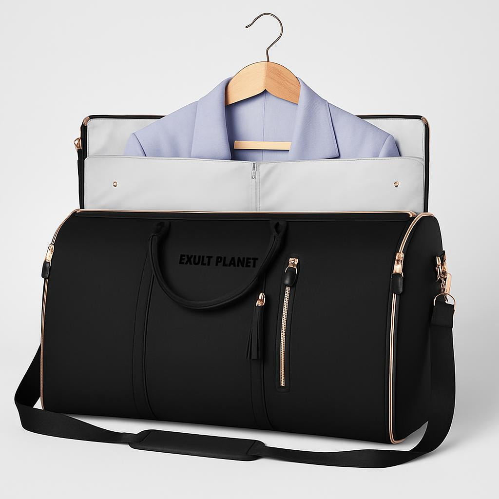 Eco-Friendly Light Pink Travel Duffel Bag