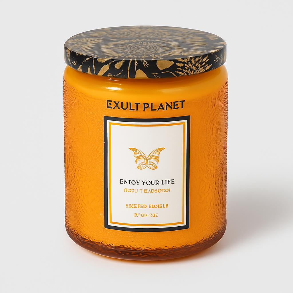 Eco-Friendly Aromatherapy Scented Candles in Reusable Glass Jars