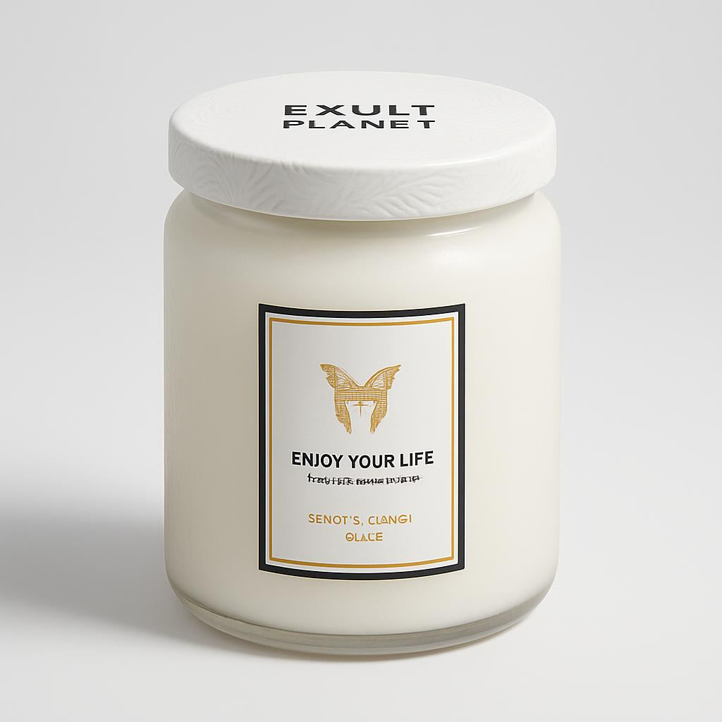 Eco-Friendly Aromatherapy Scented Candles in Reusable Glass Jars