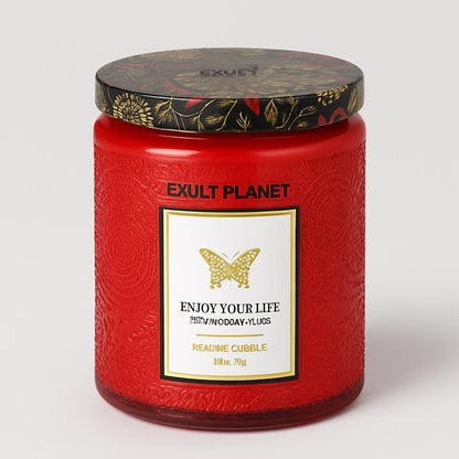 Eco-Friendly Aromatherapy Scented Candles in Reusable Glass Jars