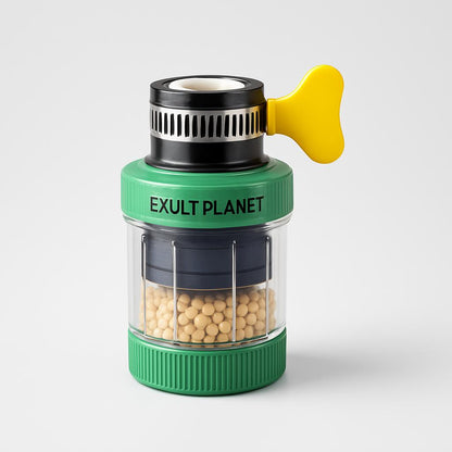 Silver Faucet Water Filter with Eco-Friendly Design