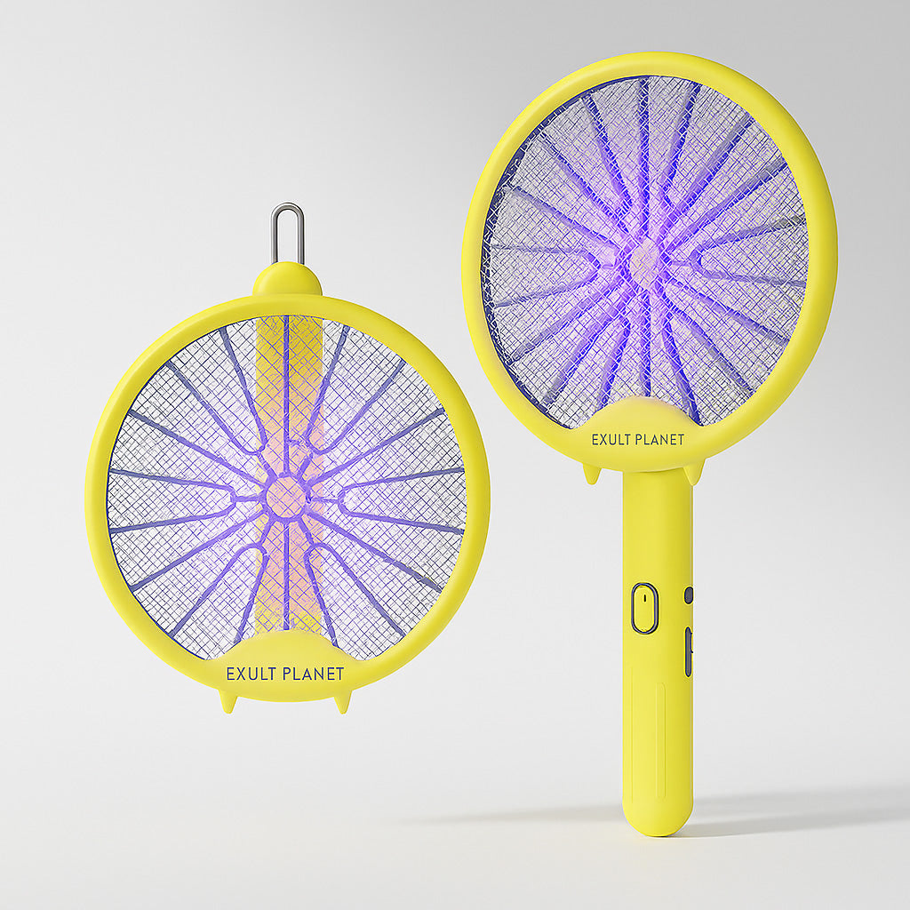 Eco-Friendly 3-in-1 Mosquito Killing Lamp and Swatter