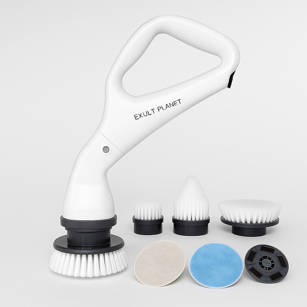 Eco-Friendly Electric Cleaning Brush - Ergonomic & Water-Saving