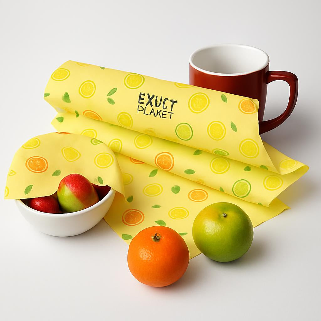 Eco-Friendly Beeswax Food Wraps - Reusable & Biodegradable