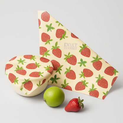 Eco-Friendly Beeswax Food Wraps - Reusable & Biodegradable