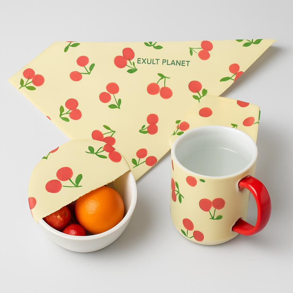 Eco-Friendly Beeswax Food Wraps - Reusable & Biodegradable