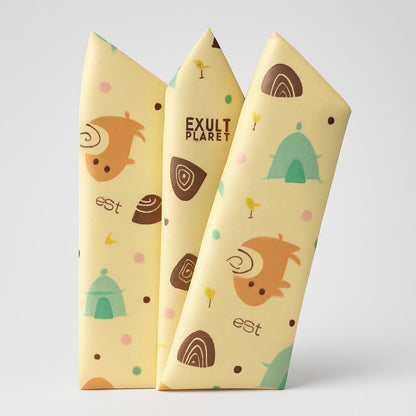 Eco-Friendly Beeswax Food Wraps - Reusable & Biodegradable