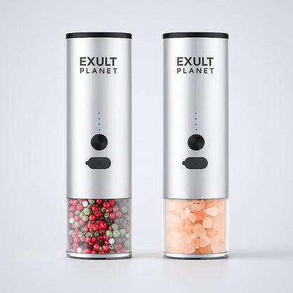Rechargeable Electric Spice and Grain Grinder with LED Light