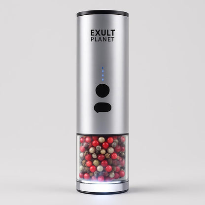 Rechargeable Electric Spice & Grain Grinder with LED Light
