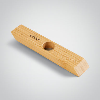 Eco-Friendly Balancing Wine Bottle Holder - Natural Wood Tone