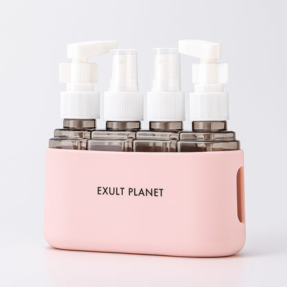 Eco Travel Spray and Lotion Bottles - Leak Proof Refillable Toiletry Containers