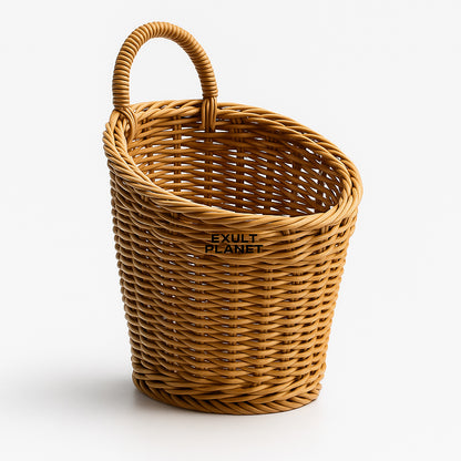 Eco-Friendly Wicker Storage Baskets for Bathroom Organization