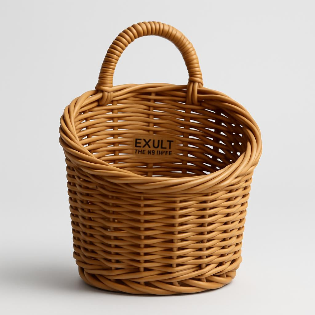 Eco-Friendly Wicker Storage Baskets for Bathroom Organization