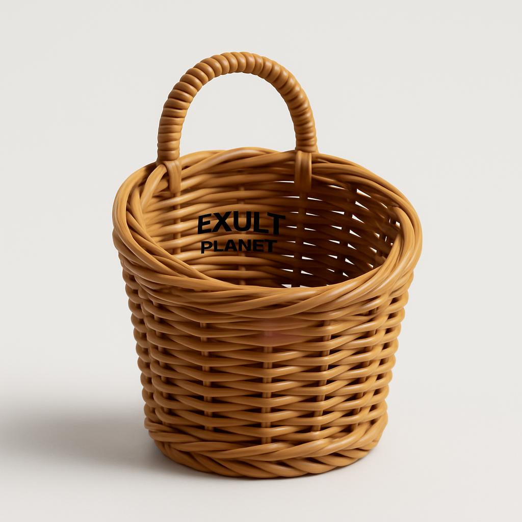 Eco-Friendly Wicker Storage Baskets for Bathroom Organization