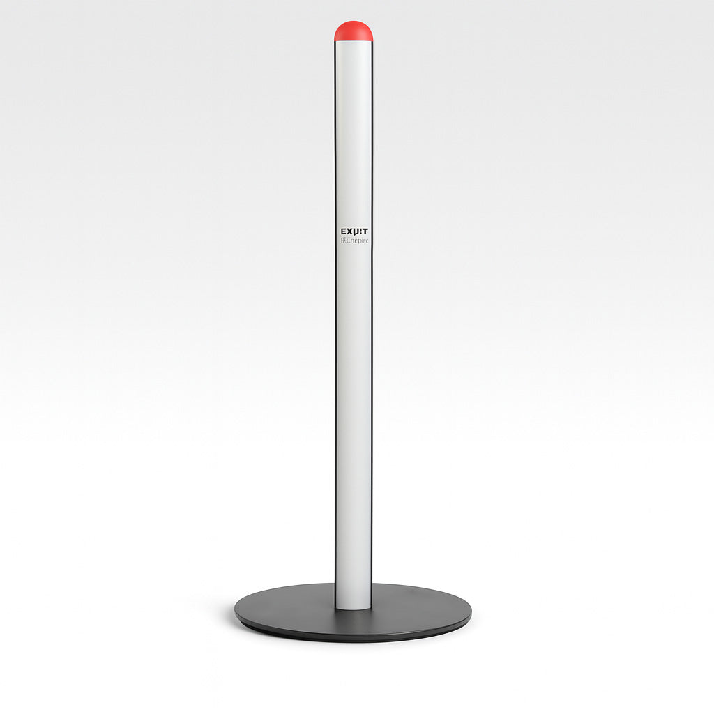 Energy-Efficient LED Floor Lamp in Modern Black Design