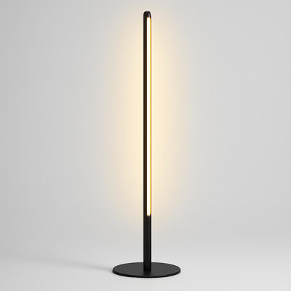 Modern Black Slim LED Floor Lamp - Energy Efficient Lighting