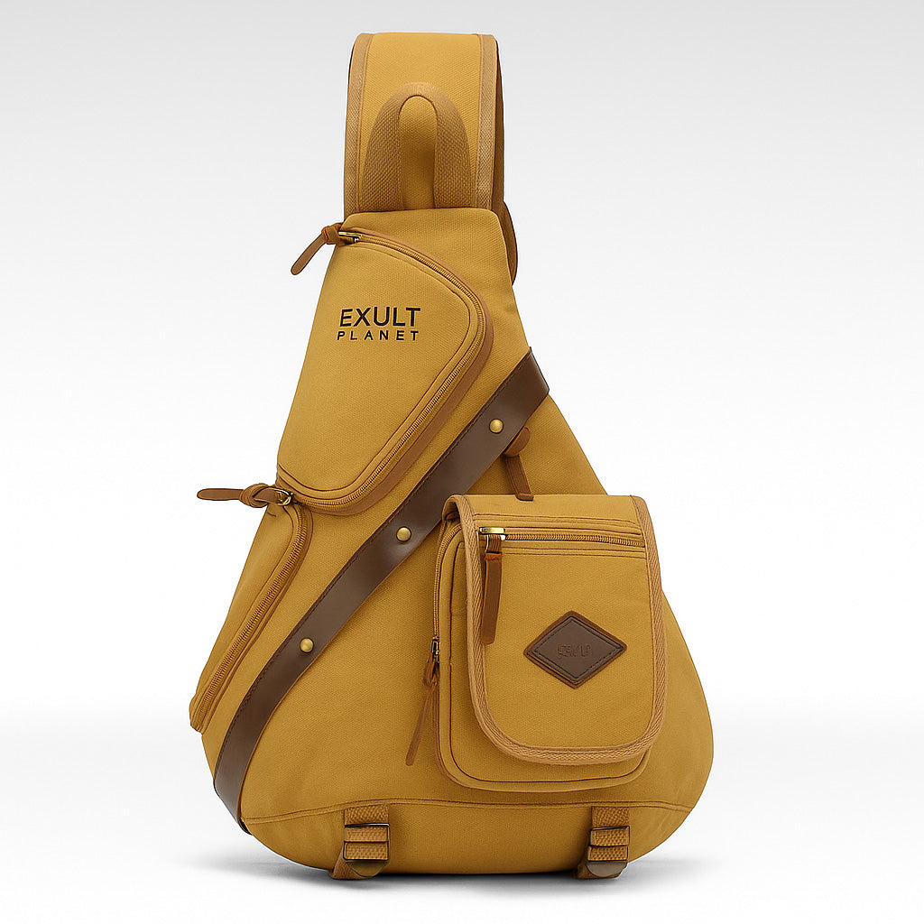 Eco-Friendly Multi-Functional Large Capacity Messenger Bag for Men