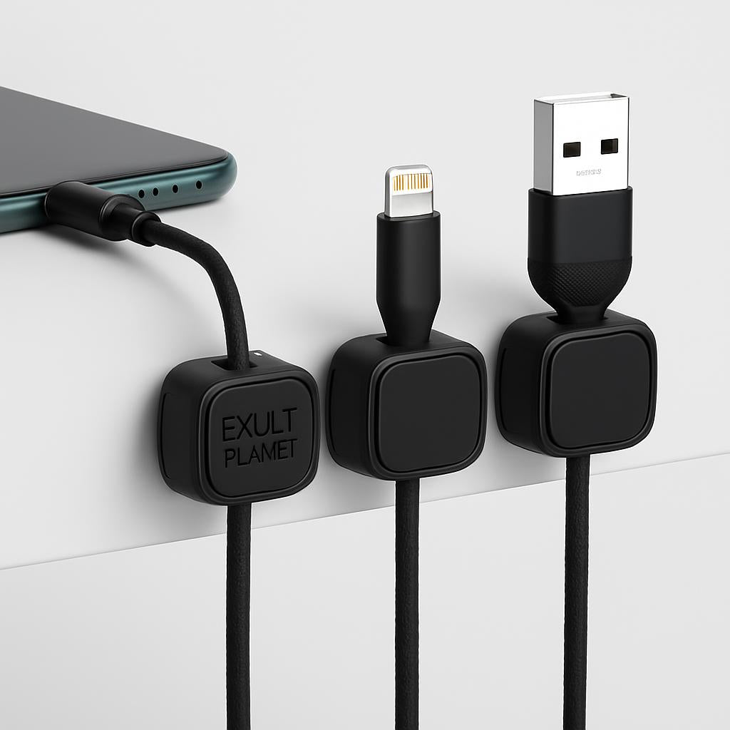 Eco-Friendly Magnetic Cable Organizer