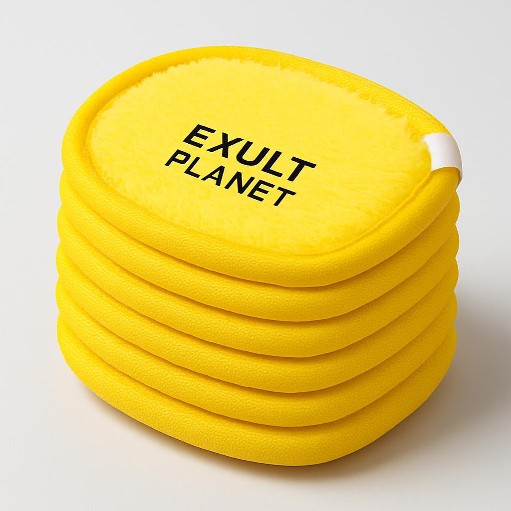 Eco-Friendly Reusable Makeup Remover Pads - Sustainable Facial Cleansing