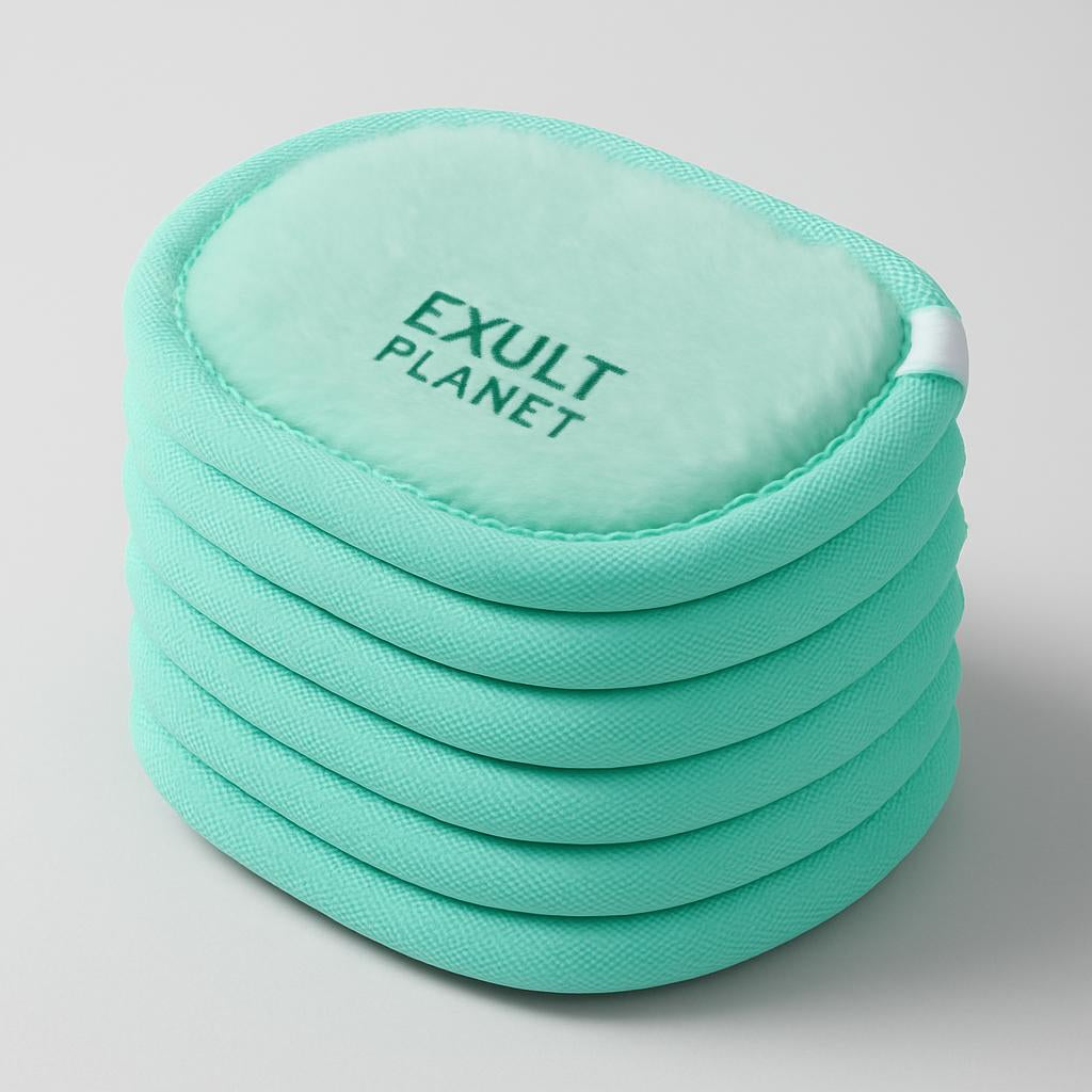 Eco-Friendly Reusable Makeup Remover Pads - Sustainable Facial Cleansing