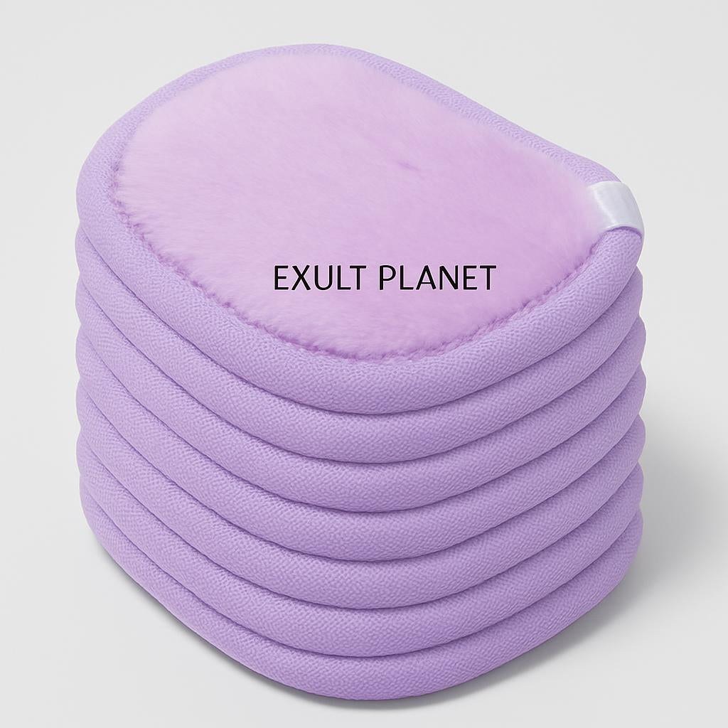 Eco-Friendly Reusable Makeup Remover Pads - Sustainable Facial Cleansing