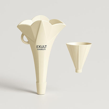 Collapsible Flower-Shaped Silicone Kitchen Funnel - Eco-Friendly & Space-Saving