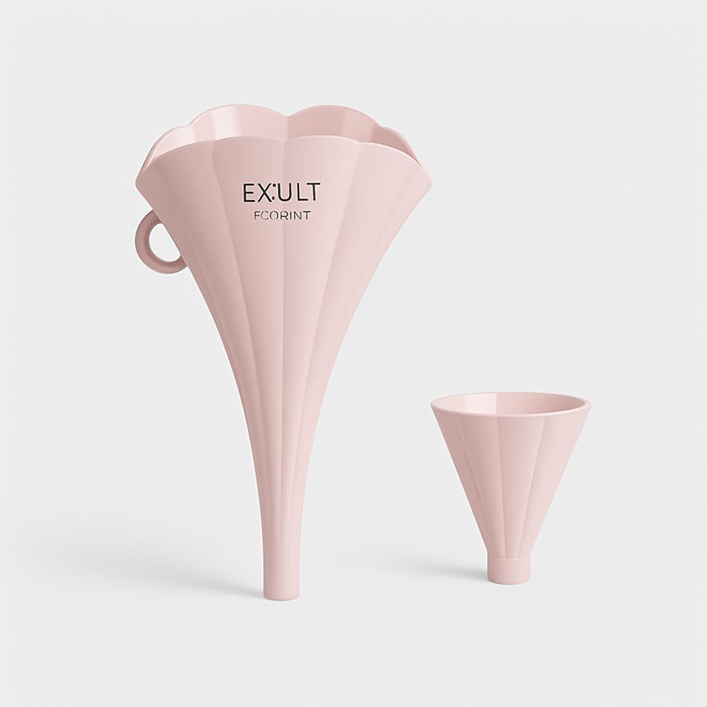 Collapsible Flower-Shaped Silicone Kitchen Funnel - Eco-Friendly & Space-Saving