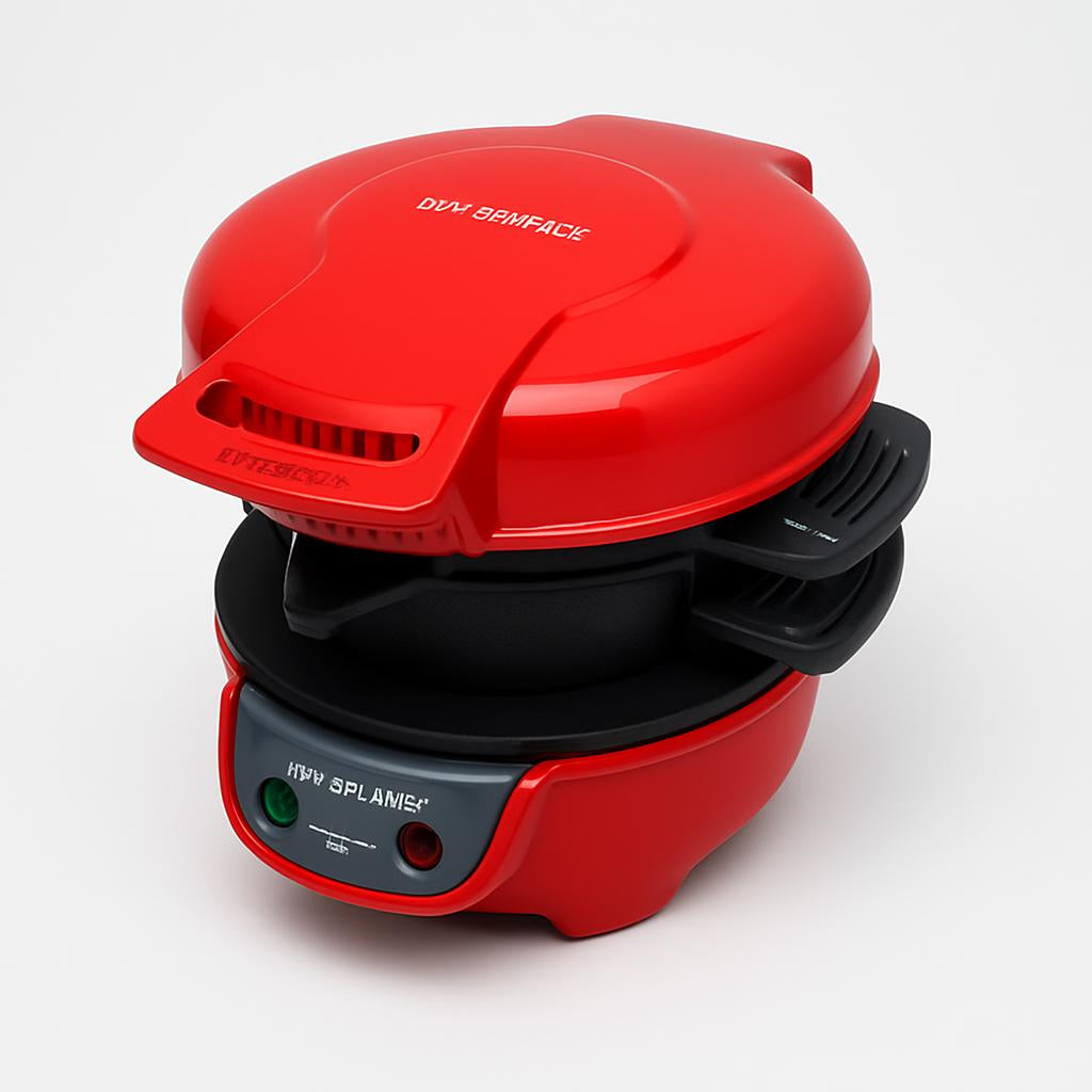 Eco-Friendly Breakfast Master: All-in-One Sandwich & Waffle Maker with Egg Cooker