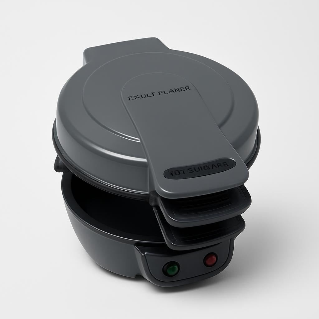 Eco-Friendly Breakfast Master: All-in-One Sandwich & Waffle Maker with Egg Cooker