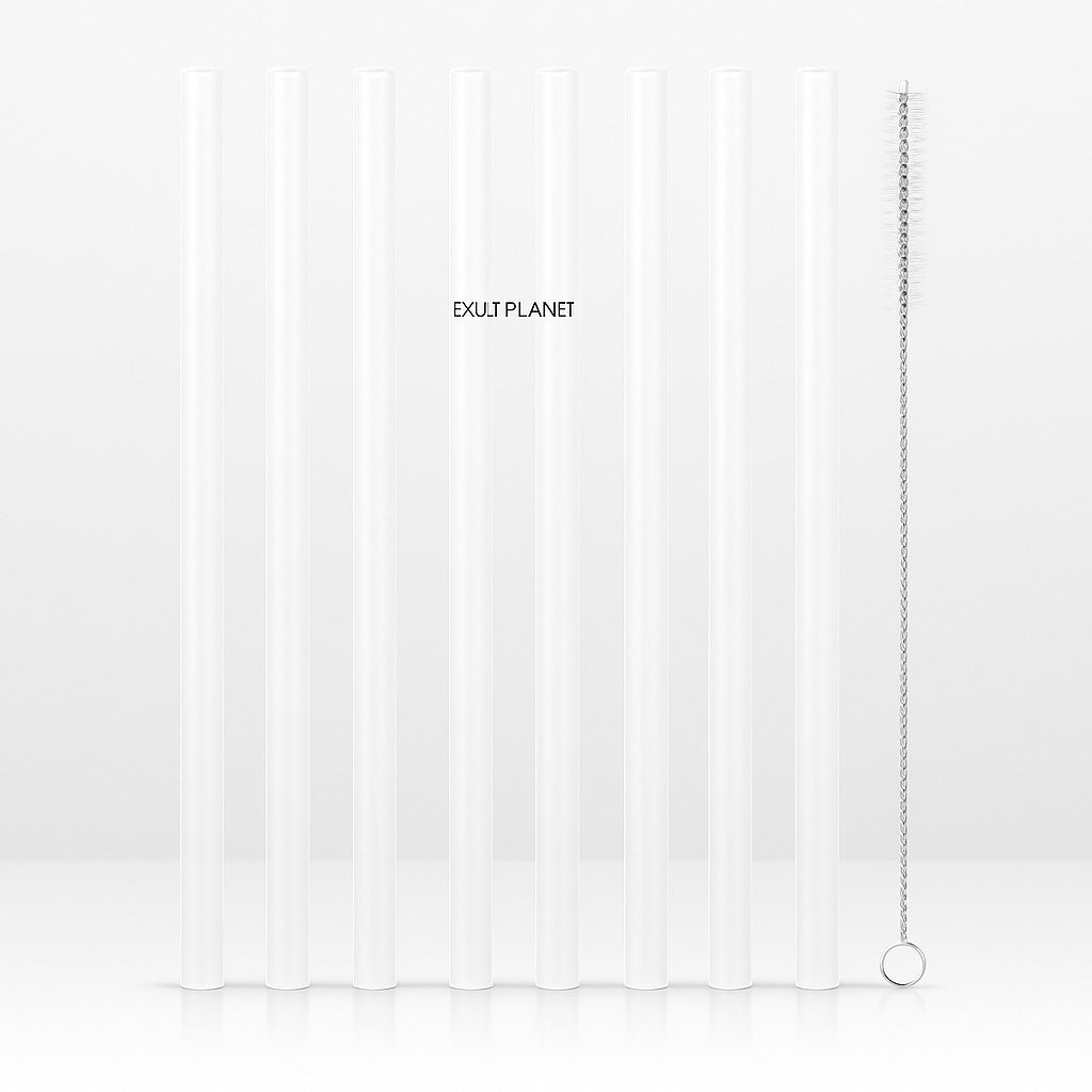 Eco-Friendly Reusable Silicone Straws for Sustainable Sipping
