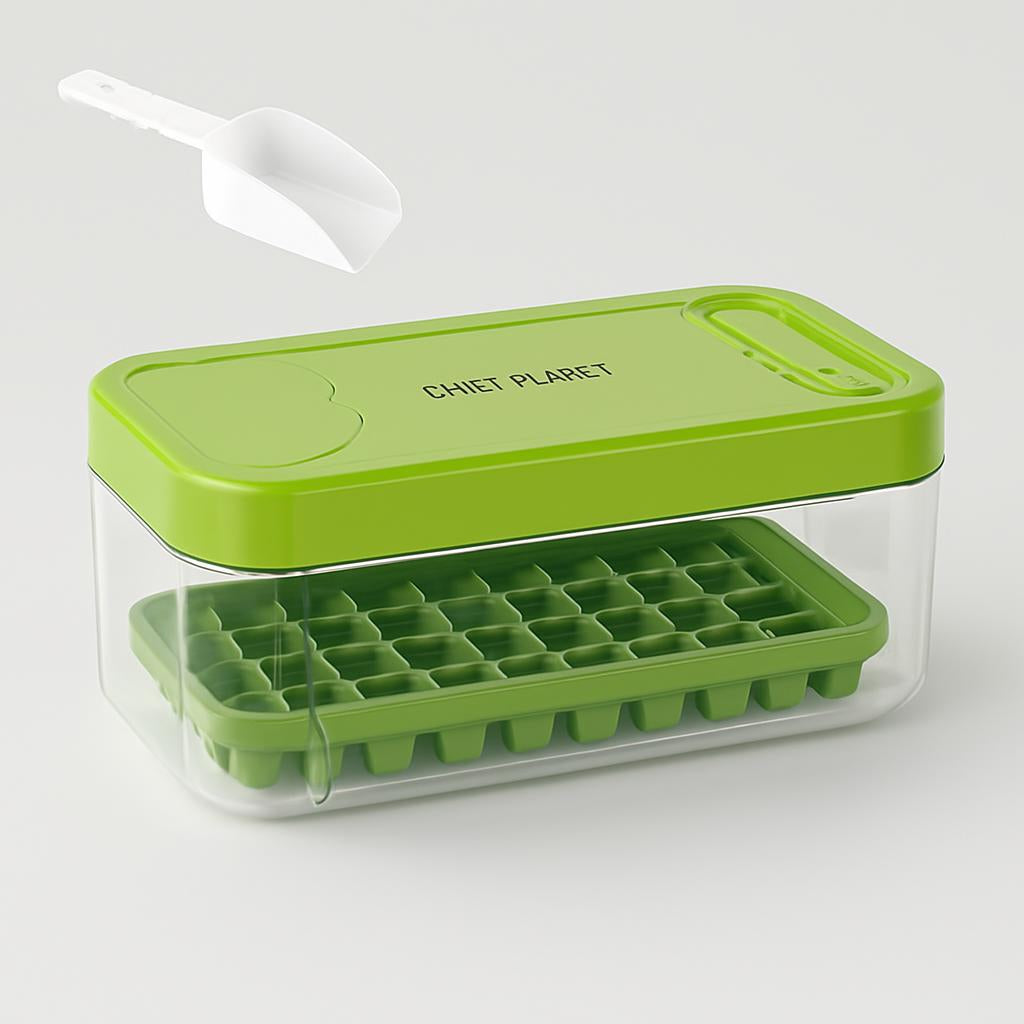 Eco-Friendly Reusable Ice Cube Mold Tray